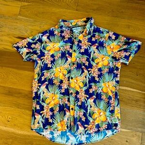 EUC, Men’s Margaritaville short -sleeve button up shirt, size XL
